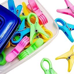 LivingBasics Heavy Duty Cloth Peg/Clothes Clip/Quilt Drying Pins/Pegs for Hanger/Rods/Ropes/Towel Dryer Clothes (18 Cloth Clip for Cloth Drying Stand with Storage Box)-image-31