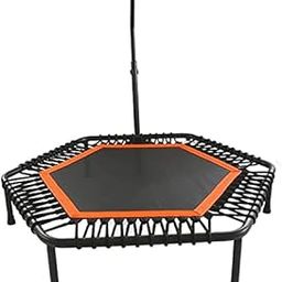 IRIS Fitness 45 inch Mini Trampoline with Adjustable Handrail Handle Bar – Indoor Rebounder for Adults – Best Urban Cardio Workout Home Trainer – Max Limit 120 Kgs/265 Lbs-55