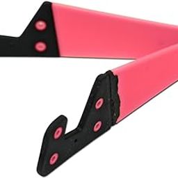 PHONE ANTICS Foldable V-Shaped Mobile Stand – Pack of 2 | Heavy Duty, Travel-Friendly, Flexible Angles | Hands-Free Phone Holder for Movies, Video Calls, Navigation & More (Pink)-image-57