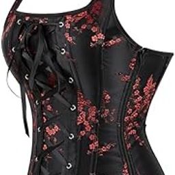 Green Leather Corset Zipper Plus Size Top Pirate Bustier Overbust Lingerie Burlesque Costumes Lace Up Women Black Red-picture-10