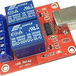 CALANDIS 2 Channel USB Relay Module Hid No Drive USB Relay Computer Control 5V-image-60