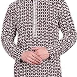 Men's Sequins Embroidered Kurtas-image-5