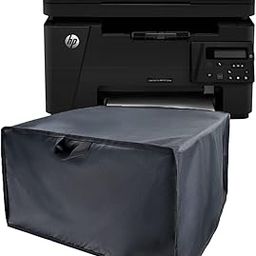 Printer Dust Cover Compatible for HP Laserjet Pro MFP M126nw,Premium Nylon, Water-Resistant, Durable, Anti-Static Protection for Home & Office Printers (Dorca)- Black-image-27