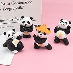 SATYAM KRAFT 1 Set Panda Miniature Figurines | Cute Showpiece | Gift for Him/Her, Home, Bedroom, Living Room, Office, Table, Car Dashboard | Festive & Gift Décor (Panda)-29