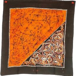 Women's Cotton Wax Batik Printed Square Scarves/Headscarf/Headwraps (123-004)-picture-6