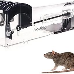 HASTHIP® Rat Trap Cage for House Garden Patio, 32 cm Humane Mouse Trap Cage, Reusable Enlarged Smart Rat Catcher and Rodent Trap for Mice, Pets-5
