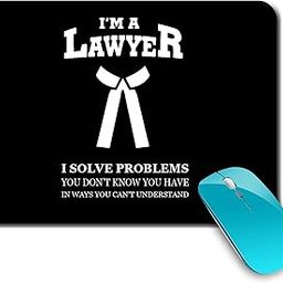 Coverkick- Lawyer | Law | Advocate | Court |Stylish | Printed Mouse Pad/Designer Waterproof Coating Gaming Mouse Pad for Computer/Laptop (Multi18)-26