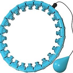 CALANDIS™ Weighted Hoop Portable Detachable Convenient Fit Hoop for Gym Fitness Indoor Blue | Abdominal Exercisers | Fitness Equipment & Gear | Fitness, Running & Yoga-27
