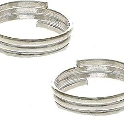 Silver Tone Simple & Classy Designer Bichudi/Toe Ring for Women-image-24