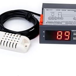 Generic E_14009384 Imported 220V Digital Air Humidity Control Controller Range 1% - 99% Mh13001-16