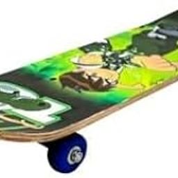 Scotputt 17 Inch X 5 Inch Size Standard Wave Board Skating Board for Kids to Adults 5 to 10+ Years Age 120 Kgs Weight Capacity Fully Assemble Skateboard (Multidesign)-98
