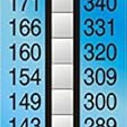 Thermax Irreversible Temperature label 10 level strips, Range: 132 Deg C to 182 Deg C, THE10S-C-image-2