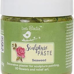 Little Birdie - Sculpture Paste 160 gm - Seaweed | For Sculpture Painting, 3D and Relief Art | DIY Art and Craft-image-63