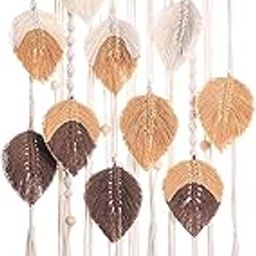 ARTISOUL® Tassels Tapestry Minimalist Wall Hanging Boho Tassels For Wedding Dorm Party Coffee Color | Home Decor | Tapestries-image-37