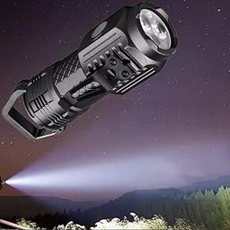 Marrone Pocket Flashlight, Torch Light, LED Flashlight, Rechargeable LED Flashlight for Camping, Hiking, Outdoor, Emergency-48