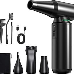 Compressed Air Duster - 300,000 RPM Electric Air Duster - with Brushless Motor, 3-Gear Adjustable Air Duster - for Keyboard, PC, Car and Home Cleaning (X20)-18