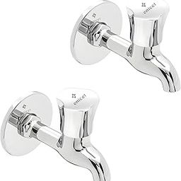Enicet Brass Bib Cock, Bathroom Tap, with Wall Flange, Chrome Finish, Smooth Operating Handle, Long Lasting Warranty (CE101 02)-image-11