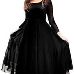 Designer Georgette Gown for Women winekoti_PLAINBLACK_-picture-45