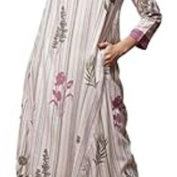 Women Rayon Regular Fit Liva Straight Printed Kurta-image-34