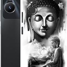 AtOdds - VIVO T2X (5G) Mobile Back Skin Sticker - Lamination - Rear Screen Guard Protector Film Wrap (Coverage - Back+Camera+Sides) (Design - Buddha)-picture-21