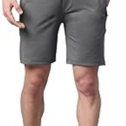 Men Grey Mid-Rise Regular Fit Shorts-image-49