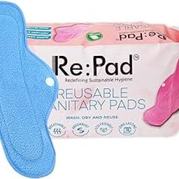 Repad Reusable Cloth Sanitary For Women Overnight Cloth Washable Super-Absorbent, Soft & Comfortable 4 Super Maxi Pads (Blue) Sanitary Pad (Pack Of 4)|Lasts Up To 1 .5 Years-picture-15