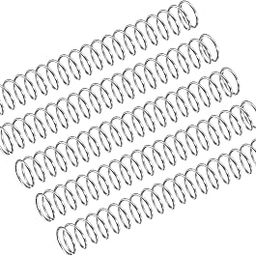 uxcell Compression Spring, 5Pcs 304 Stainless Steel, 7mm OD, 0.5mm Wire Size, 50mm Free Length, Silver Tone-image-46