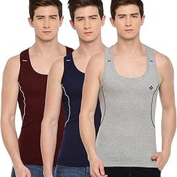Dollar Bigboss Men's Solid Regular Fit Gym Vest-image-89