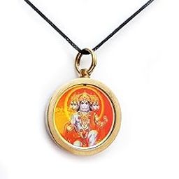 Panchmukhi Shree Hanuman Yantra Brass Pendent Locket For Men & Women-image-5