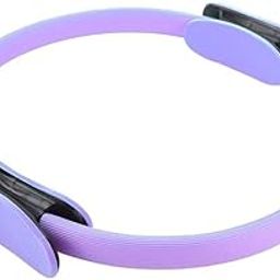 TAPUJI Pilates Ring 15" Fitness Circle – Inner Thigh Toner & Full Body Workout Ring | Dual Foam Handles | Yoga Ring for Toning Arms, Thighs, Legs & Core | Lightweight Exercise Equipment (Pack of 1)-16