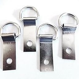 Hill Leather Company Set of 4 pcs Saddle Concho Repair 1 1/2" Clip & Dee 5/8" D Ring-picture-17