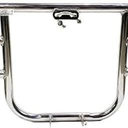 Universal Bike Heavy Duty Safety Leg Guard/Legguard - 3 Rod Crash Guard Chrome Suitable for RE Classic Battle Green 350-14