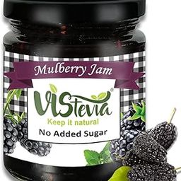 VIStevia Sugar Free Mulberry Jam (220 gm) | | Diabetic & Keto Friendly | Sweetened with Stevia and Erythritol | 100% natural | More than 60% whole berries | Tastes delicious…-picture-26