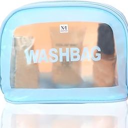 Makeup Pouch for Women, Semicircle Cosmetic Pouches Jewellery Pouch Stationery Pencil Case Travel Organiser Make up Pouch for Girls Toiletry Bag Travel Pouch (CP-27-Blue)-image-54