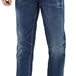 spykar Black Regular Fit Mid Rise Jeans for Men-picture-23