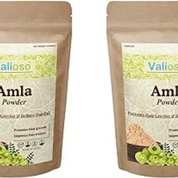 Valioso Amla Powder For Hair Growth | Indian Gooseberry For Strong And Healthy Hair Combo Pack of 2 (200 Grams)-image-3
