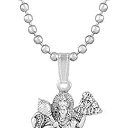 Religious Spritual God Hanuman Bajranbali Pendant Temple Jewellery Necklace Pendant Locket for Men | Women | Boys | Girls-image-47