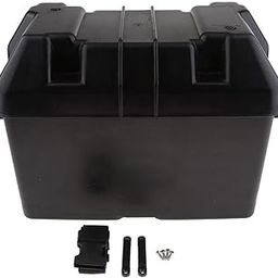 JAZZY PEARLS Car RV Boat Marine Smart Battery Box USB Car Charger Center Power Guard W/Strap-image-51