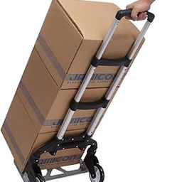 Skyzone 80 Kg 2-Wheel Stainless Steel Folding Hand Luggage Trolley Aluminium Foldable Luggage Cart-36