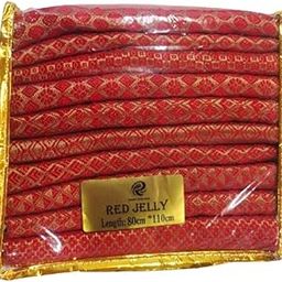 Silk Blouse Piece Material for Women, Unstitched, Combo of 10 (1 meter each) - Navratri Special, Durga Puja Special, Oti Bharan, Ugadi Special (Red Color, Design 3)-picture-17