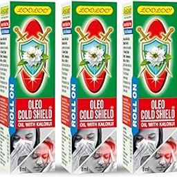 LooLoo Oleo Cold Shield Oil With Kalonji - Pack of 3 (8ml each)-image-9