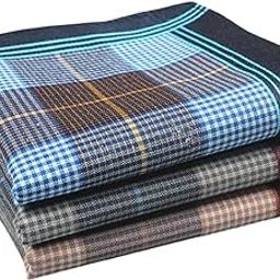 ™ 3Pcs Mens Handkerchiefs Gents Hankies for Fathers Grandfathers Gift Kerchief | Handkerchiefs | Mens Accessories-image-17