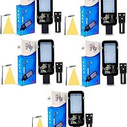 DMAK Multi Traders Aluminium 50 Watt Waterproof Grey Body Led Street Light For Outdoor Purposes (Warm White (Yellow), Pack Of 5)-17