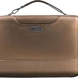 Leather Laptop Bag Compatible for 15-16 inch Devices - Water Resistant Laptop Case For Men and Women - Handbag Office Accessories-image-17