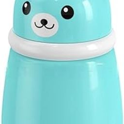Honey Boo Baby Powder Puff Dispensor | Powder Puff With Holder Container | Powder puff For Babies | Powder Puff Box (Blue Panda)-image-9