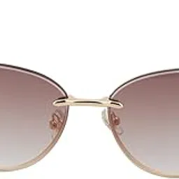 carlton london Premium Gold with Brown Toned & UV Protected Lens Cat Eye Sunglass for women-picture-34
