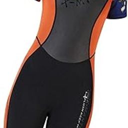 CLUB BOLLYWOOD® Women One-Piece Wetsuit Back Zip Diving Swimwear Short Sleeve Dive Suit M | Sporting Goods | Water Sports Wetsuits | Women-image-10