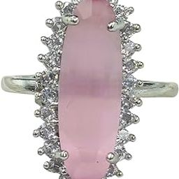 Traditional American Diamond Adjustable Finger Ring For Women | Stylish & Fashionable Ring | Accessories Jewellery for Women | Birthday Gift for Girlfriend, Wife & Mom-image-65