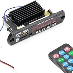 Gold-AP55 2x50W Audio Music Player with Bluetooth 5.0, USB, SD Card Slot, AUX & FM | Hi-Fi Stereo Amplifier Board with Remote Control for DIY Speakers, Home & Car Audio Systems-14