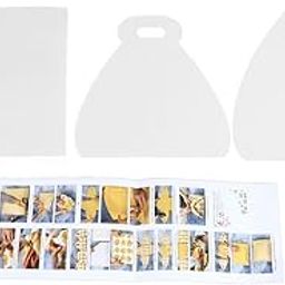 Zerodis Gift Box Template,PET Material Stereoscopic Packaging Box Sewing Stencil Shopping Bags Stencil for DIY Food Carrier Packaging Case Making (Large 12 Inch)-image-24